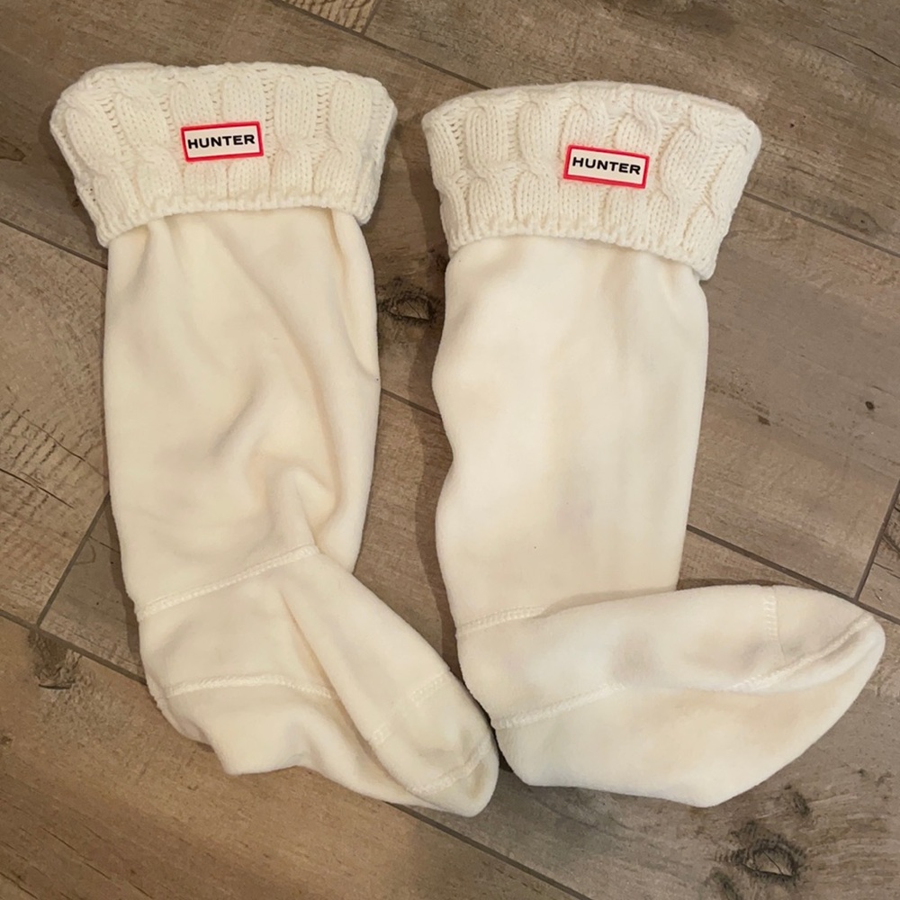 Cable knit hunter boot inserts